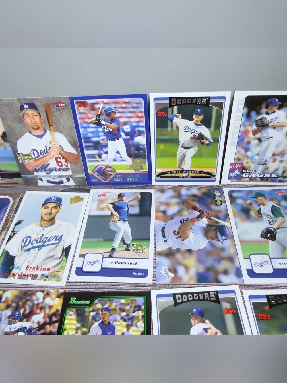 LA Dodgers Card Lot 24x Sheffield Gagne Russell Martin +